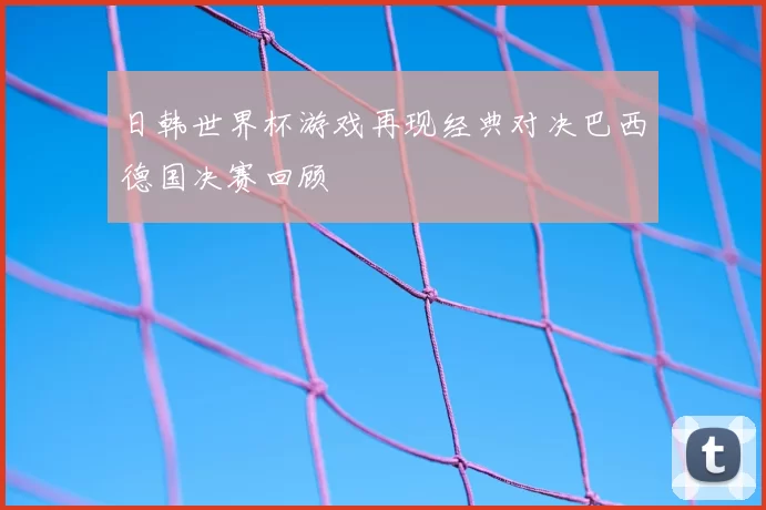 日韩世界杯游戏再现经典对决巴西德国决赛回顾